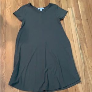 Dark Green Shift Dress